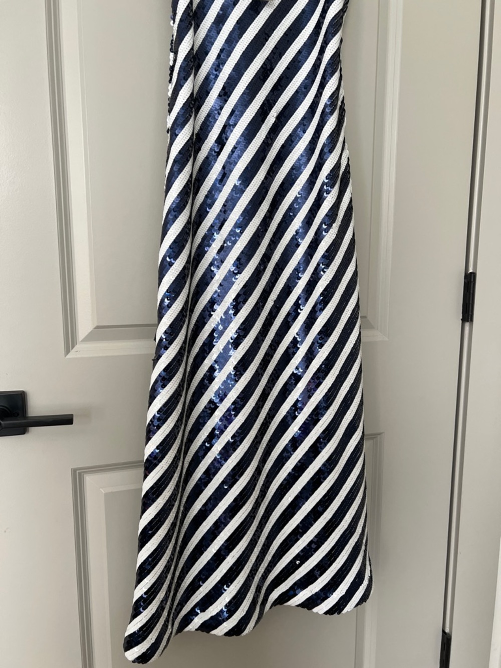 J. Crew Collection • Gwyneth V-neck slip dress in sequin stripe - Picture 4 of 8